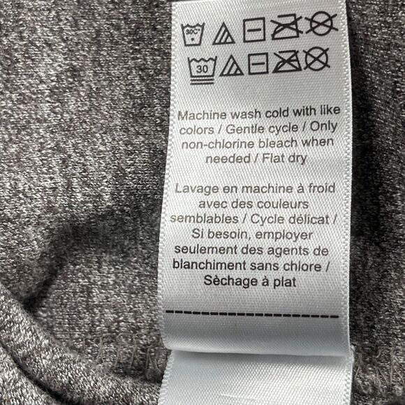 UNTUCKit Henley Shirt Large Gray Cotton Blend Long Sleeve Urey 40983 - Picture 14 of 16